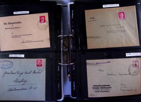 1940-1945 250 plis, la plupart originaires de Sarrebourg