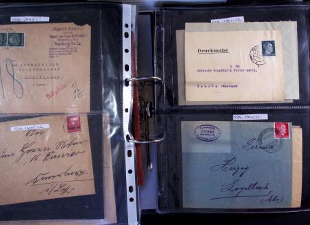 1940-1945 250 plis, la plupart originaires de Sarrebourg