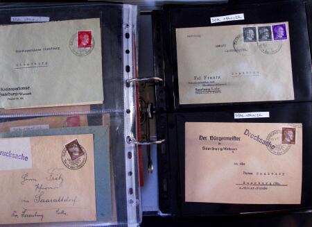 1940-1945 250 plis, la plupart originaires de Sarrebourg