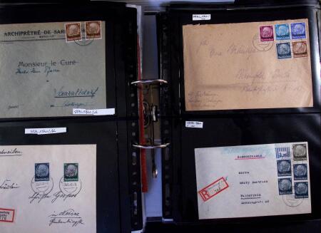 1940-1945 250 plis, la plupart originaires de Sarrebourg