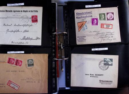 1940-1945 250 plis, la plupart originaires de Sarrebourg