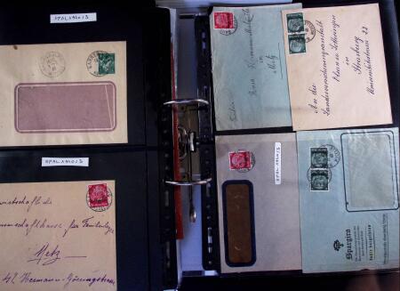 1940-1945 250 plis, la plupart originaires de Sarrebourg