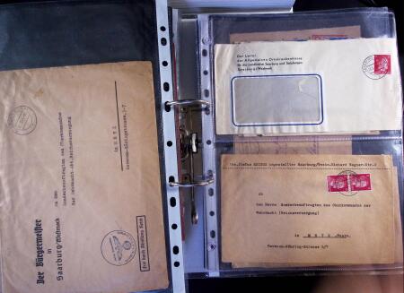 1940-1945 250 plis, la plupart originaires de Sarrebourg