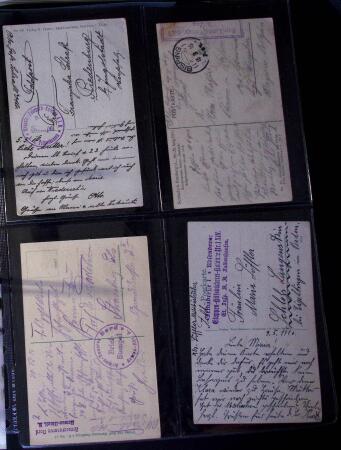 1914-1918 Un classeur avec envions 150 cartes postaux