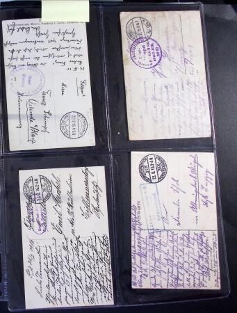 1914-1918 Un classeur avec envions 150 cartes postaux