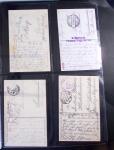 1914-1918 Un classeur avec envions 150 cartes postaux