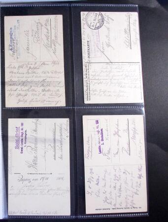 1914-1918 Un classeur avec envions 150 cartes postaux