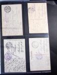 1914-1918 Un classeur avec envions 150 cartes postaux