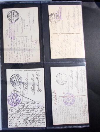 1914-1918 Un classeur avec envions 150 cartes postaux