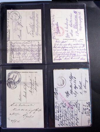 1914-1918 Un classeur avec envions 150 cartes postaux