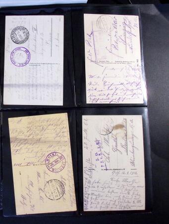 1914-1918 Un classeur avec envions 150 cartes postaux