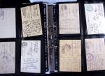 1914-1918 Un classeur avec envions 150 cartes postaux