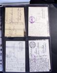 1914-1918 Un classeur avec envions 150 cartes postaux
