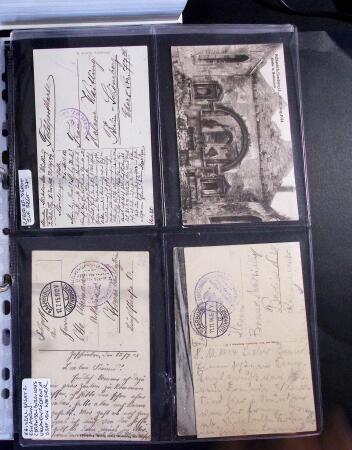1914-1918 Un classeur avec envions 150 cartes postaux