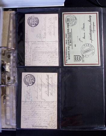 1914-1918 Un classeur avec envions 150 cartes postaux