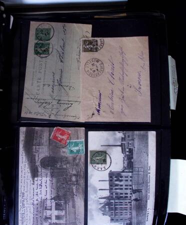 SARREBOURG 1918-1939 Un classeur avec environs 200/250