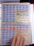 1895-1941 Classeur de 55 cartes avec timbres sociaux postaux d'Alsace Lorraine, obl. Sarrebourg, idéal pour étude