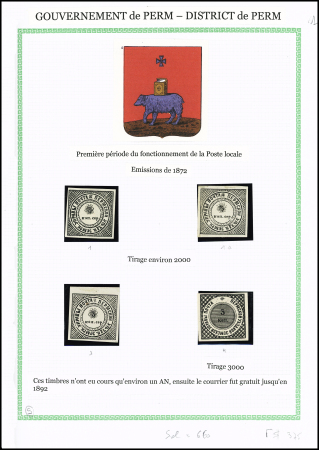 1872-1915, Small collection on three exhibition pages