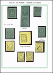 1874-1919 Mint and used collection mounted on seven