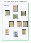 1888-1919 Mint and used collection mounted on six exhibition