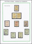 1888-1919 Mint and used collection mounted on six exhibition