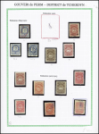 1888-1919 Mint and used collection mounted on six exhibition