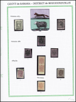 1879-1916, Mint & used collection on two exhibition
