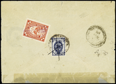 1890 Incoming cover from St. Petersburg to Passeldinskoe