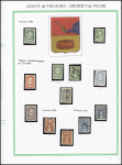 1886-1916 Mint & used selection on four exhibition