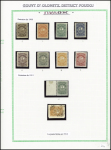 1901-16 The two sets (thin and thick paper) neatly