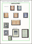 1878-1914 Mint & used collection mounted on four exhibition