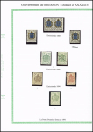 1875-96 Mint and used collection mounted on two exhibition