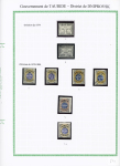 1874-92 Mint and used collection mounted on two exhibition