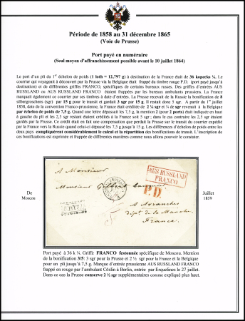 1859-64, Selection of 13 stampless PRE-PAID covers