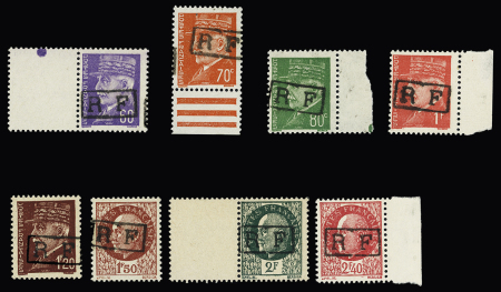POITIERS Série de 10 valeurs, Mayer type 2, du n°2
