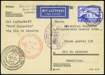 1930-32, Six Zeppelin covers from Germany, Russia and