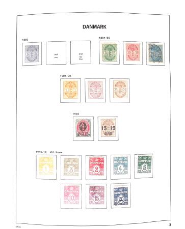 1851-1992 Mint (used in the classic period) collection in DAVO album, also Airmails, min.sheets, plus Feroe 1975-91 & Greenland 1935-92 & a few Danish Westindies, very fine