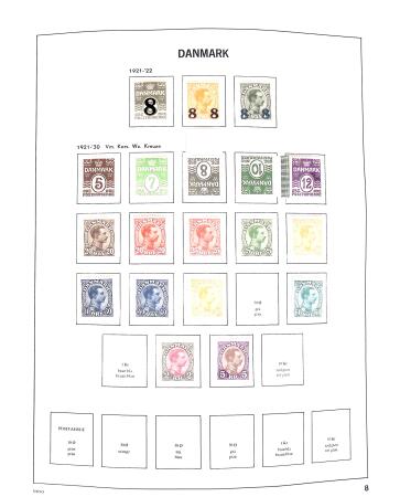 1851-1992 Mint (used in the classic period) collection in DAVO album, also Airmails, min.sheets, plus Feroe 1975-91 & Greenland 1935-92 & a few Danish Westindies, very fine