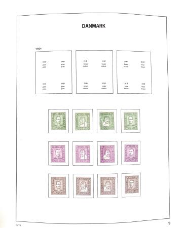 1851-1992 Mint (used in the classic period) collection in DAVO album, also Airmails, min.sheets, plus Feroe 1975-91 & Greenland 1935-92 & a few Danish Westindies, very fine
