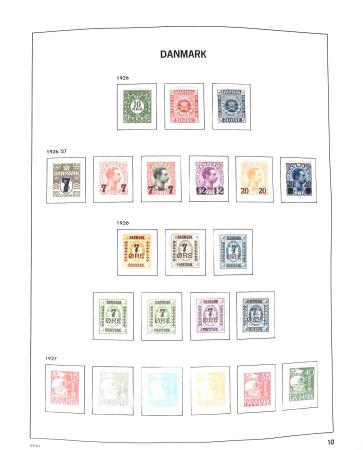 1851-1992 Mint (used in the classic period) collection in DAVO album, also Airmails, min.sheets, plus Feroe 1975-91 & Greenland 1935-92 & a few Danish Westindies, very fine