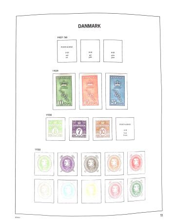 1851-1992 Mint (used in the classic period) collection in DAVO album, also Airmails, min.sheets, plus Feroe 1975-91 & Greenland 1935-92 & a few Danish Westindies, very fine