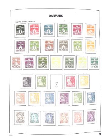 1851-1992 Mint (used in the classic period) collection in DAVO album, also Airmails, min.sheets, plus Feroe 1975-91 & Greenland 1935-92 & a few Danish Westindies, very fine