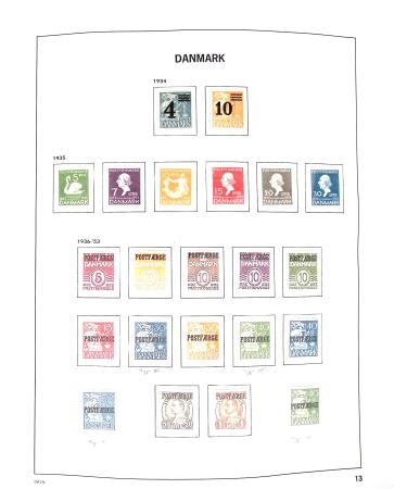 1851-1992 Mint (used in the classic period) collection in DAVO album, also Airmails, min.sheets, plus Feroe 1975-91 & Greenland 1935-92 & a few Danish Westindies, very fine