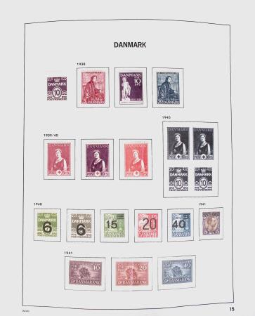 1851-1992 Mint (used in the classic period) collection in DAVO album, also Airmails, min.sheets, plus Feroe 1975-91 & Greenland 1935-92 & a few Danish Westindies, very fine