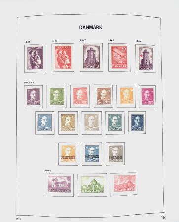 1851-1992 Mint (used in the classic period) collection in DAVO album, also Airmails, min.sheets, plus Feroe 1975-91 & Greenland 1935-92 & a few Danish Westindies, very fine