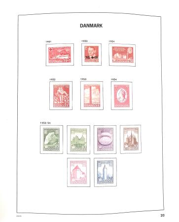 1851-1992 Mint (used in the classic period) collection in DAVO album, also Airmails, min.sheets, plus Feroe 1975-91 & Greenland 1935-92 & a few Danish Westindies, very fine