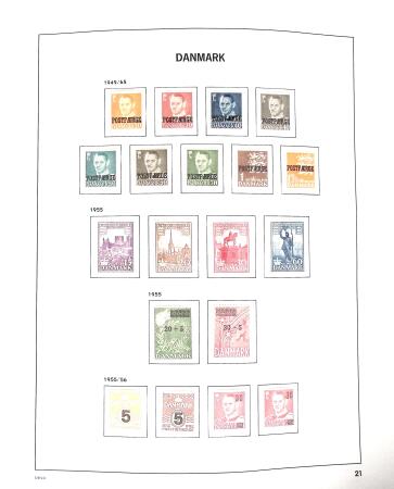 1851-1992 Mint (used in the classic period) collection in DAVO album, also Airmails, min.sheets, plus Feroe 1975-91 & Greenland 1935-92 & a few Danish Westindies, very fine