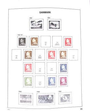 1851-1992 Mint (used in the classic period) collection in DAVO album, also Airmails, min.sheets, plus Feroe 1975-91 & Greenland 1935-92 & a few Danish Westindies, very fine