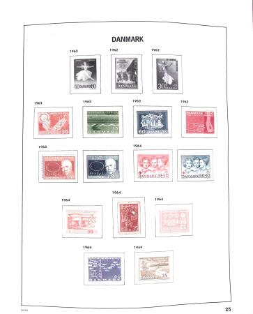1851-1992 Mint (used in the classic period) collection in DAVO album, also Airmails, min.sheets, plus Feroe 1975-91 & Greenland 1935-92 & a few Danish Westindies, very fine