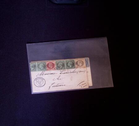 1764-1900 Lot de lettres classiques, dont un 20c bleu